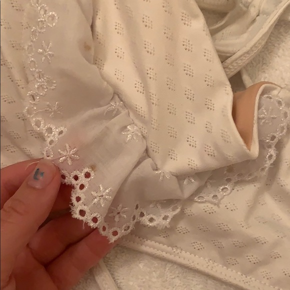 Lolli Swim White lace detail bustier top - Picture 5 of 7